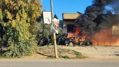 صورة لبنان: شهيد باستهداف إسرائيلي لسيارة في بلدة القصر الحدودية