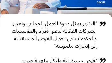 صورة دبي للمستقبل” تطلق النسخة الرابعة من “تقرير الفرص المستقبلية: 50 فرصة عالمية