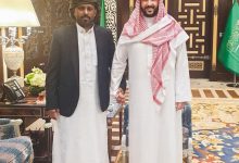 صورة وزير الدفاع السعودي الأمير خالد بن سلمان يستقبل بن حبريش في جدة