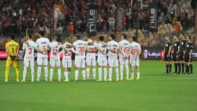 صورة حكام مباراة الزمالك و ستيلينبوش الجنوب أفريقي