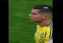 صورة رد فعل غاضب من رونالدو بعد قرار مدرب النصر (فيديو وصور)