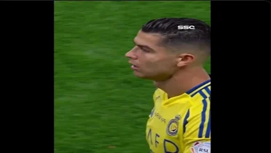 صورة رد فعل غاضب من رونالدو بعد قرار مدرب النصر (فيديو وصور)