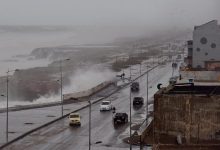 صورة أمطار عاصفية في أغلب المناطق