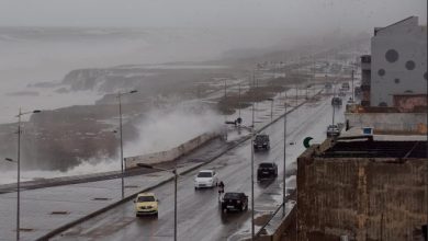 صورة أمطار عاصفية في أغلب المناطق