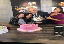 صورة بالصور.. أشرف زكي وزوجته روجينا يحتفلان بعيد ميلاد ابنتهما مريم