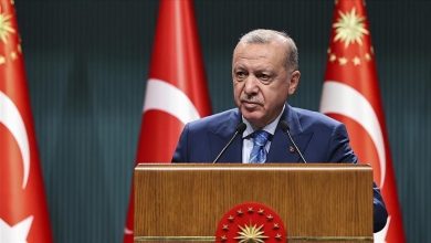 صورة أردوغان: المدنيون يعيشون الجحيم في غزة ويجب التصدي لمشروع إسرائيل