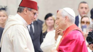 صورة أخنوش يمثل الملك محمد السادس في حفل التنصيب الرسمي للبابا ليو الرابع عشر
