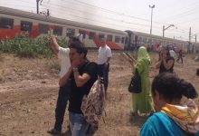 صورة بتر رجلي طالب في سطات بعد سقوطه تحت عجلة القطار