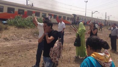 صورة بتر رجلي طالب في سطات بعد سقوطه تحت عجلة القطار