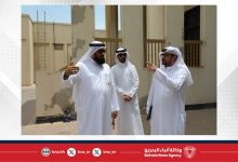 صورة رئيس مجلس الأوقاف السنية يتفقد جامع عبدالله بن درويش فخرو تمهيدا للبدأ في صيانته