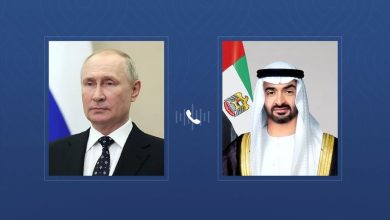 صورة بوتين يشيد بدور الإمارات في عمليات تبادل الأسرى مع أوكرانيا