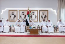 صورة حمدان بن زايد يزور جزيرة دلما ويلتقي المواطنين