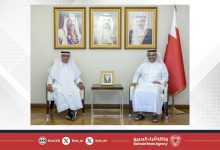 صورة وزير الإعلام يستقبل رئيس جمعية الصحفيين البحرينية ويشيد بالدور البارز للجمعية في الارتقاء بالصحافة الوطنية