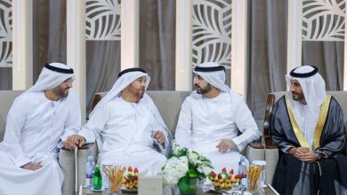 صورة حمدان بن محمد يحضر أفراح تريم والطنيجي