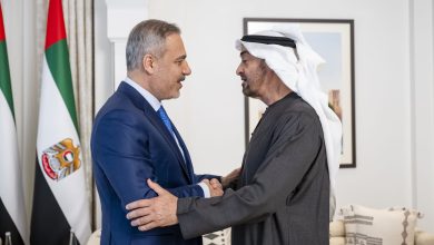 صورة رئيس الدولة يبحث ووزير الخارجية التركي العلاقات الثنائية والتطورات في المنطقة