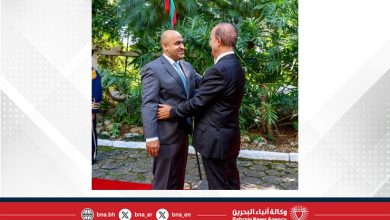 صورة حاكم ولاية سانتا كاترينا البرازيلية يستقبل سفير مملكة البحرين لدى جمهورية البرازيل الاتحادية