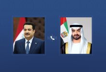 صورة رئيس الدولة ورئيس وزراء العراق يبحثان هاتفياً علاقات البلدين والتطورات في المنطقة