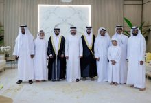 صورة حمدان بن محمد يحضر أفراح المنصوري والمهيري