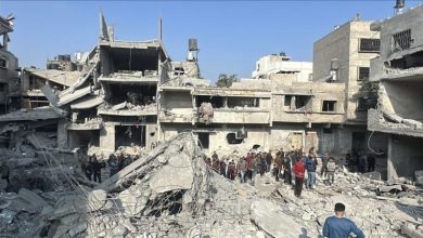 صورة إسرائيل ألقت 100 ألف طن متفجرات وأبادت 2200 عائلة وارتكبت نحو 12 ألف مجزرة في غزة