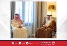 صورة سمو ولي العهد رئيس مجلس الوزراء يؤكد أن العلاقات التاريخية والروابط الأخوية الراسخة التي تجمع بين مملكة البحرين والمملكة العربية السعودية الشقيقة آخذةٌ في النماءِ والتطور على الصُعد كافة
