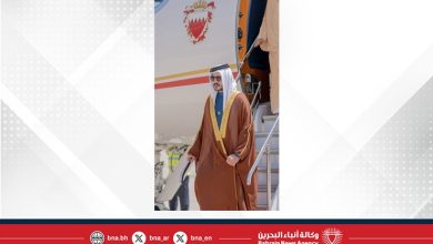 صورة خالد بن حمد يصل الكويت لترؤس وفد مملكة البحرين الى اجتماع رؤساء اللجان الأولمبية الخليجية