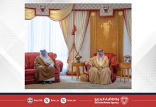 صورة جلالة الملك المعظم يستقبل سمو ولي العهد رئيس مجلس الوزراء ويعرب عن اعتزازه بما يحققه سموه من إنجازات مشرفة في قيادة العمل الحكومي نحو تحقيق مزيد من التميز والتطور