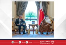 صورة سمو ولي العهد رئيس مجلس الوزراء يتسلم رسالة خطية موجهة إلى جلالة الملك المعظم من فخامة رئيس جمهورية أذربيجان