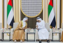 صورة حمدان ومكتوم بن محمد يحضران أفراح آل مكتوم