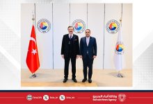 صورة سفير مملكة البحرين في أنقرة يلتقي رئيس اتحاد الغرف التجارية والبورصات السلعية في الجمهورية التركية