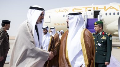 صورة خالد بن محمد بن زايد يصل إلى الرياض للمشاركة في القمة الخليجية الأميركية