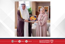 صورة وزيرة التعليم العالي والبحث العلمي والابتكار بسلطنة عمان تستقبل سفير مملكة البحرين في مسقط