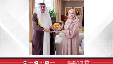 صورة وزيرة التعليم العالي والبحث العلمي والابتكار بسلطنة عمان تستقبل سفير مملكة البحرين في مسقط
