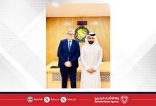 صورة رئيس قطاع الشؤون القانونية والقائم بأعمال رئيس قطاع شؤون مجلس التعاون بوزارة الخارجية يجتمع مع نائب مدير عام المديرية العامة للشرق الأوسط وشمال أفريقيا والخليج لدى المفوضية الأوروبية