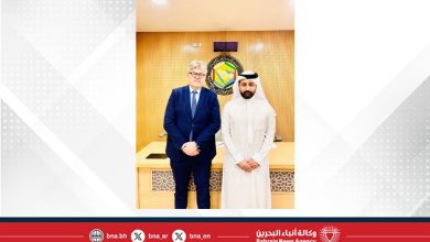 صورة رئيس قطاع الشؤون القانونية والقائم بأعمال رئيس قطاع شؤون مجلس التعاون بوزارة الخارجية يجتمع مع نائب مدير عام المديرية العامة للشرق الأوسط وشمال أفريقيا والخليج لدى المفوضية الأوروبية