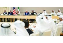 صورة خالد بن محمد وترامب يشهدان حوار الأعمال الإماراتي الأميركي