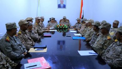 صورة مأرب: اجتماع عسكري موسع يشدد على رفع الجاهزية