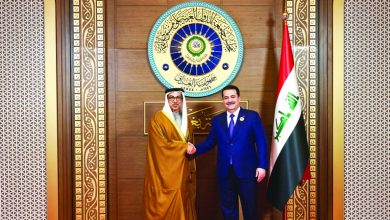 صورة نيابة عن رئيس الدولة.. منصور بن زايد يشارك بالقمة العربية في بغداد