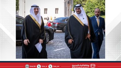 صورة نيابةً عن جلالة الملك المعظم.. سمو الشيخ عيسى بن سلمان بن حمد يشارك في مراسم تنصيب قداسة البابا روبرت بريفوست (ليو الرابع عشر)