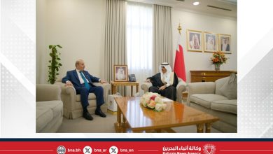 صورة نائب رئيس اللجنة العليا للتخطيط العمراني يستقبل السفير الفلسطيني بمناسبة انتهاء فترة عمله