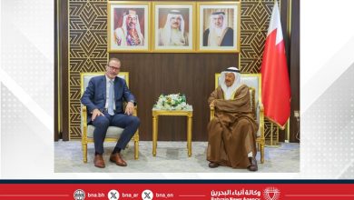 صورة خلال استقبال السفير الألماني لدى المملكة .. رئيس مجلس الشورى يشيد بالشراكات الإستراتيجية والعلاقات المتنامية بين مملكة البحرين وجمهورية ألمانيا