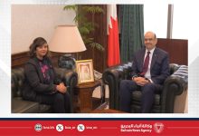 صورة وزير الشؤون القانونية وزير العمل بالوكالة يلتقي رئيسة بعثة المنظمة الدولية للهجرة