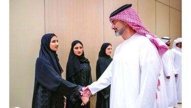 صورة ولي عهد عجمان يلتقي الطلبة الإماراتيين في الصين