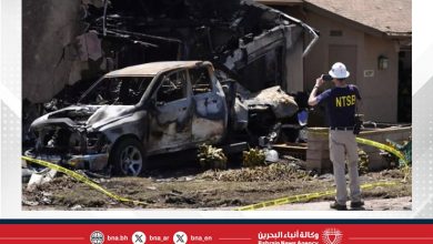 صورة مصرع ستة أشخاص في تحطم طائرة خاصة بسان دييجو