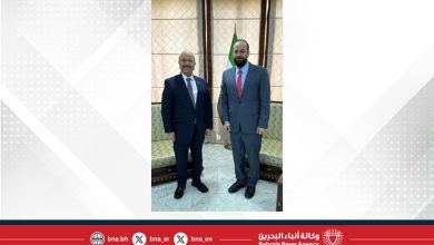صورة وزير الإعلام بالجمهورية العربية السورية يستقبل سفير مملكة البحرين في دمشق