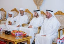 صورة محمد بن راشد بن محمد يقدم واجب العزاء في وفاة عيسى علي بن بدر العليلي