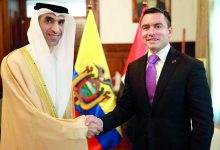 صورة نيابةً عن رئيس الدولة.. ثاني الزيودي يحضر مراسم تنصيب رئيس الإكوادور لفترة جديدة