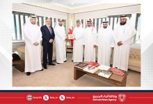 صورة وزير العدل والشؤون الإسلامية والأوقاف يستقبل رئيس مجلس إدارة مجموعة البنك الأهلي المتحد