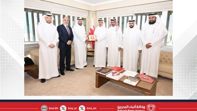 صورة وزير العدل والشؤون الإسلامية والأوقاف يستقبل رئيس مجلس إدارة مجموعة البنك الأهلي المتحد