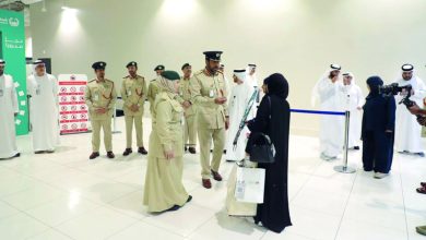 صورة تسهيل إجراءات مغادرة الحجاج في مطار دبي