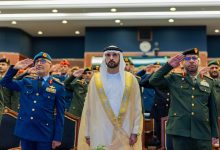 صورة حمدان بن محمد يشهد حفل تخريج دورة القيادة والأركان الـ 34 المشتركة